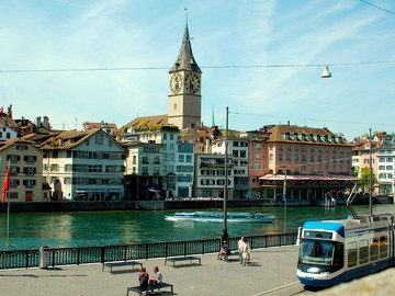 Экскурсии по Швейцарии с русским гидом. Автомобильно-пешеходная экскурсия по Цюриху